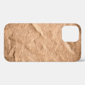 古い茶色の布の背景 Case-Mate iPhoneケース (裏面 (横))