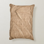 古い茶色の布：テクスチャ付きの背景。 アクセントクッション (裏面(縦))