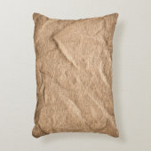 古い茶色の布：テクスチャ付きの背景。 アクセントクッション (正面(垂直))