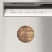 古い茶色の木製ボードの壁デザイン マグネット (インサイチュ (食洗機))