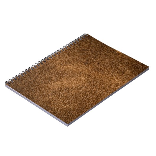 古い茶色の革:テクスチャ付き背景 ノートブック (左側)