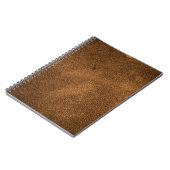 古い茶色の革：テクスチャ付き背景 ノートブック (左側)