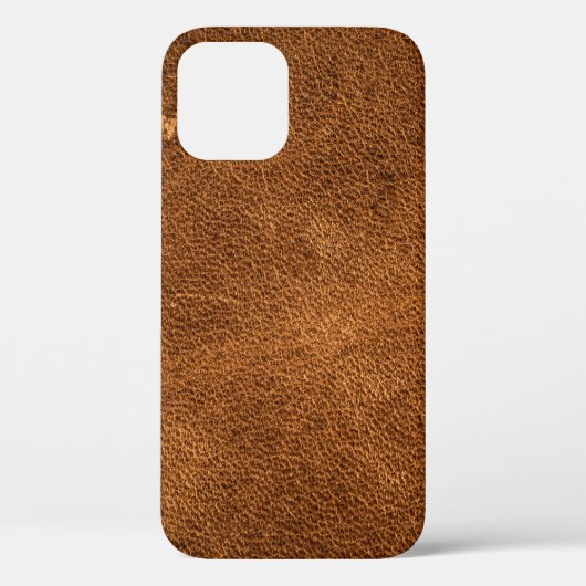 古い茶色の革 Case-Mate iPhoneケース (裏面)