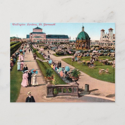 古い葉書 – 素晴らしヤマス,ノーフォーク ポストカード (正面)