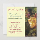 古い葡萄畑のワインパーティー 招待状 (裏面)