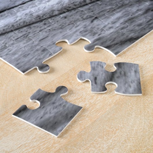 古い蒸気エンジン機関車の列車写真 ジグソーパズル (側面)