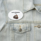 古い蒸気ファッションド列車レトロクリスマス 名札 (インサイチュ)