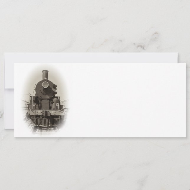 古い蒸気機関車 (正面)