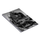 古い蒸気機関車 ノートブック (右側)