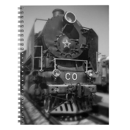 古い蒸気機関車 ノートブック (正面)