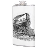 古い蒸気機関車 フラスク (左)