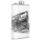 古い蒸気機関車 フラスク (右)