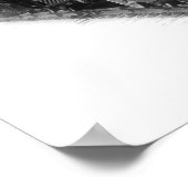 古い蒸気機関車 ポスター (角)