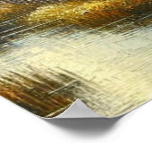 古い蒸気機関車 ポスター (角)