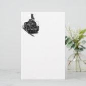 古い蒸気機関車 便箋 (スタンド正面)