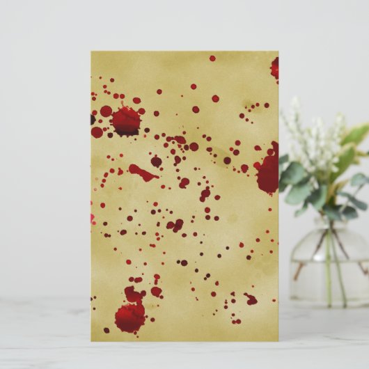 古い血の静止した 便箋 (スタンド正面)