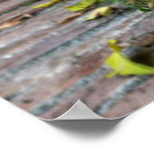 古い街壁 ポスター (角)