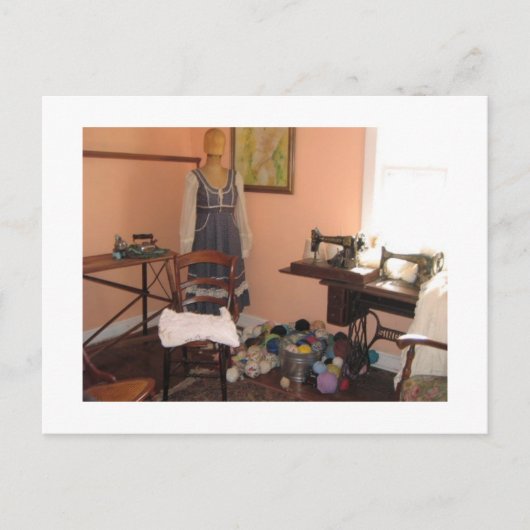 古い裁縫の日 ポストカード (正面)