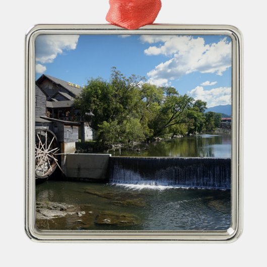 古い製造所 メタルオーナメント (正面)