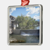 古い製造所 メタルオーナメント (左)