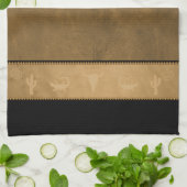 古い西のブランド キッチンタオル (折り畳み)