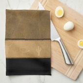 古い西のブランド キッチンタオル (四つ折り)