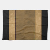 古い西のブランド キッチンタオル (横)