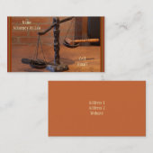 古い西の弁護士の名刺(一致のマグ余りに) 名刺 (正面/裏面)