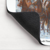 古い西の駅馬車およびチームマウスパッド マウスパッド (コーナー)