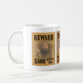 古い西はポスターがほしいと思いました コーヒーマグカップ (左)