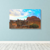 古い西 キャンバスプリント (インサイチュ (ウッドフロア))