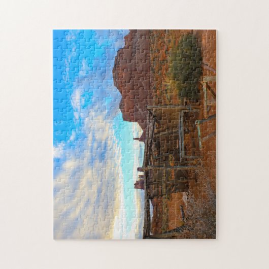 古い西! ジグソーパズル (縦)