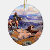 古い西 セラミックオーナメント (左)