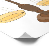 古い計量スケールまたはバランスビーム ポスター (角)