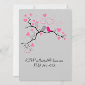 古い記録誕生日の招待 招待状 (裏面)