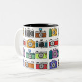 古い話 ツートーンマグカップ (正面左)