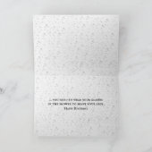 古い誕生日の眼球と液滴を取得する カード (内部)