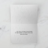 古い誕生日の眼球を得ること カード (内部)