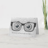 古い誕生日の眼球を得ること カード (正面)