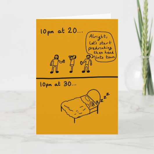 古い誕生日カードの取得 カード (正面)