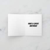 古い誕生日カードを取得する カード (内部)