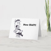 古い誕生日カード カード (正面)