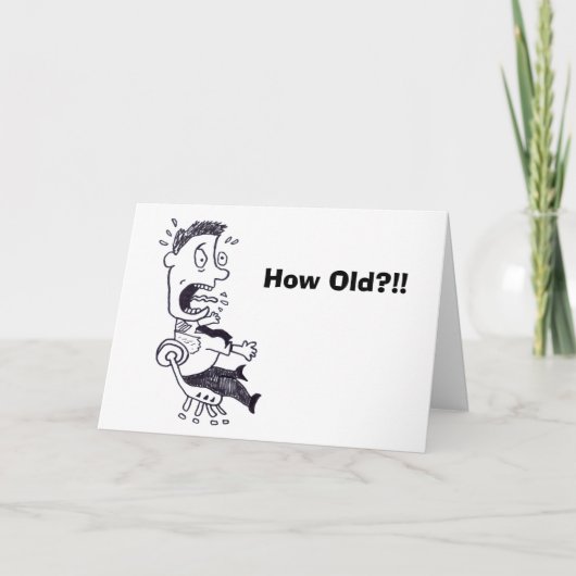 古い誕生日カード カード (正面)