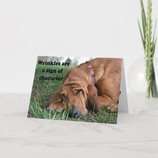 古い誕生日・カードの拡大 カード (正面)