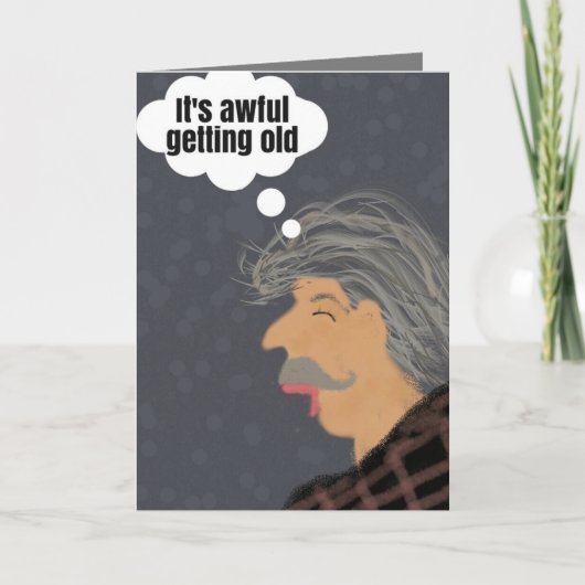 古い誕生日 カード (正面)