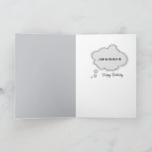 古い誕生日 カード (内部)