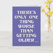 古い誕生日 カード (黄色い花)