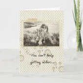 古い誕生日 カード (正面)