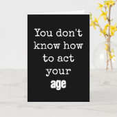 古い誕生日 カード (黄色い花)