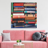 古い読本が好きな本 キャンバスプリント (インサイチュ (リビング))